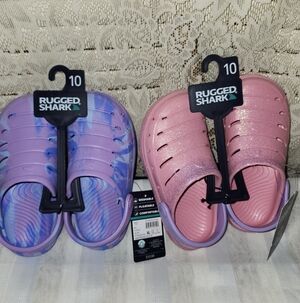 Kids RUGGED SHARK Shoes - Pink and Purple